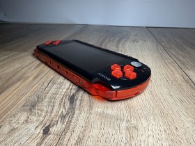 Sony PlayStation Portable PSP-3001 Limited God Of War Black/Red Console Working