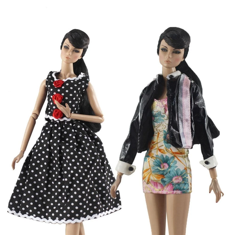 VETEMENTS Pantaloni per bambole 11 5" cappotti per bambole jeans vestiti accessori pantaloni in pelle pantaloncini