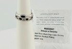 (3 Bands) RG82997 "Always A Favorite" Size 7 Black Onyx on Rhodium Bomb Party  — photo 3