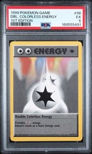 1999 POKEMON BASE SET 1ST EDITION #96 DOUBLE COLORLESS ENERGY PSA 5