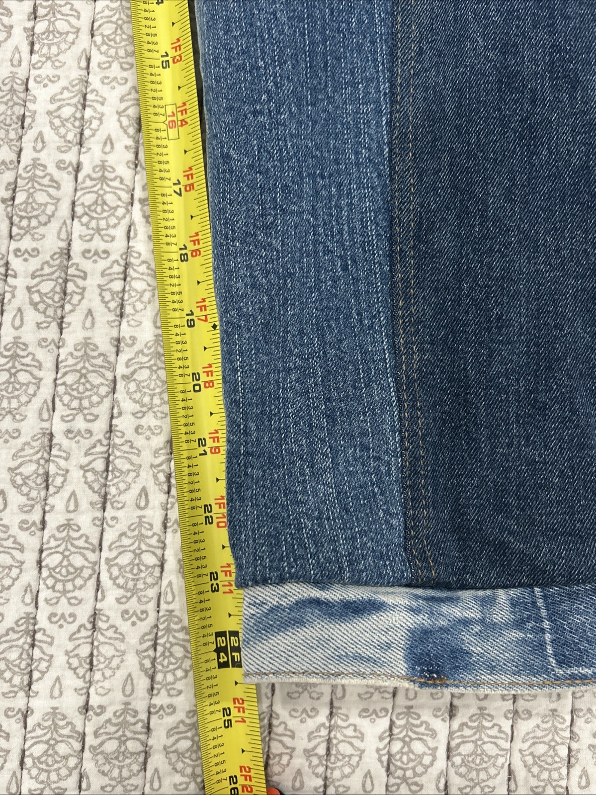 Carhartt Denim Jacket Authentic Patchwork Lined L… - image 17