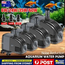 Adjustable Flow Aquarium Pump Water Submersible Fish Tank Fountain Pond NEW