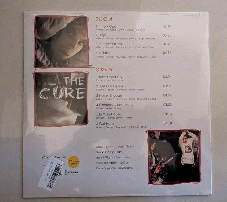 The Cure: London Lullaby 12" Vinyl Record, Live in London 1992, NEW & SEALED - Image 3 of 4