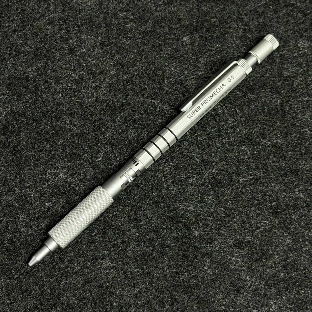 OHTO Super Promecha 0.5mm Drafting Pencil PM-1505P Silver Japan
