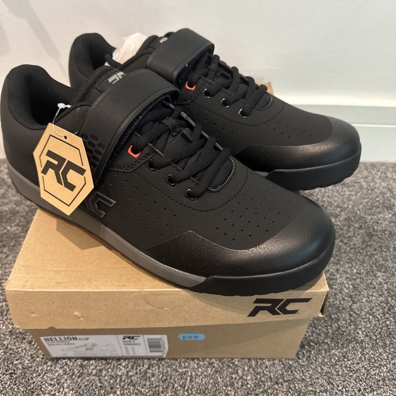 Ride Concepts Hellion Clip Men’s MTB Cycling Shoes, Black, Size UK 12