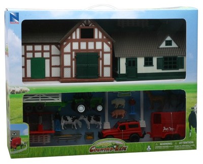 NEWRAY - Große Kiste Bauernhof - 1/32 - NEW05975