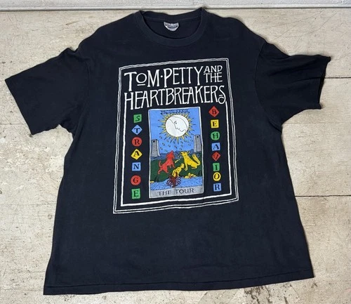 Original Vintage Tom Petty Heartbreakers Shirt Strange 1980s vintage concert t-shirt, vintage, size XL, single stitch, B+ condition