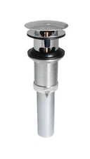 Stylewise/Keeney Push Button Bathroom Sink Drain Chrome 208 K820-76, NO OVERFLOW
