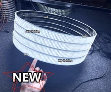 NEW JHB 17.5"5ROWs Brightest PURE WHITE LED Trucks Wheel Ring Rim Lights Set (4)