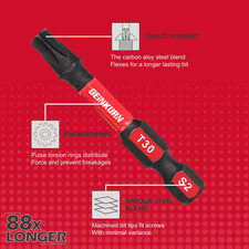 T30 Torx Screwdriver 50mm Impact Bit Magnetic