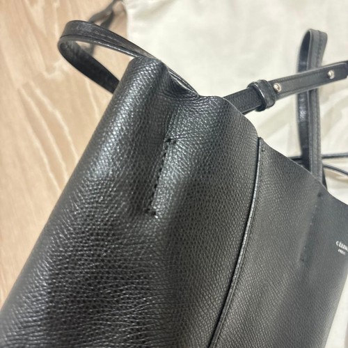 Borsa piccola Celine Vertical Cabas nera usata - Foto 4 di 11