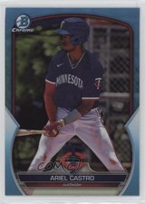 2023 Bowman Draft Chrome Sky Blue Refractor Ariel Castro #BDC-150 11o2