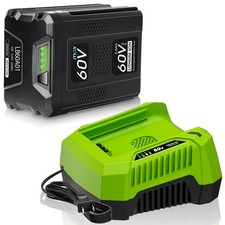 5.0Ah Battery + 6A Rapid Charger Kit For Greenworks 60V LB60A03 LB60A02 LB60A00