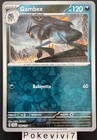 Carte Pokemon GAMBEX 100/159 REVERSE EV9 Aventures Ensemble JTG FR NEUF