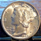 Uncirculated  ?  1942-D Denver Mint Silver Mercury Dime