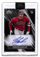 2024 Topps Chrome Black #CBA-JL Jordan Lawlar Chrome Black Autographs