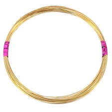 32Gauge/0.2mm 0.6mm Width 19.69 Feet Flat Brass Wire, Brass