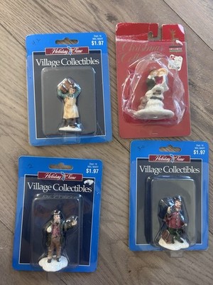 Vintage Holiday Time Christmas Collectibles NIP Figurines