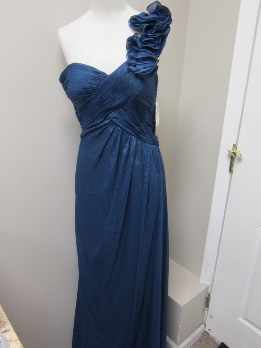 aqua blue chiffon dress Aqua Chiffon Drape Detail Backless Mini Dress