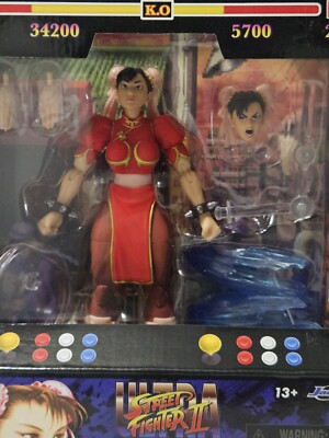 Jada Toys Street Fighter 2 CHUN-LI PLAYER 2 RED Target Exclusive 6