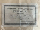 GETTYSBURG PA * SOUVENIR DIPLOMA * 1960S-70S * NEW OLD STOCK * CIVIL WAR — photo 4