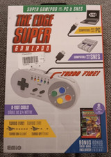 Emio The Edge Super Gamepad for SNES Classic Edition and PC w/ USB Adapter New