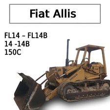 Manuale di servizio per Fiat Allis FL14 FL14B Caricatore cingolato su memory stick