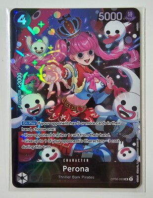 ONE PIECE OP06-093 PERONA STORE TREASURE CUP 2024 PROMO | eBay