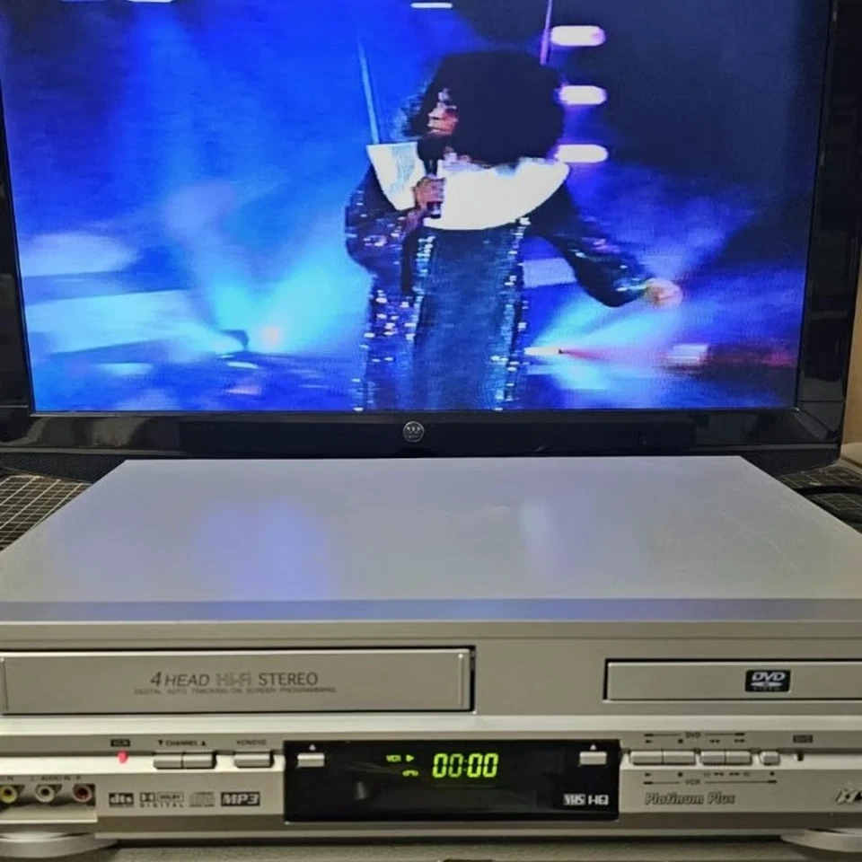 Sansui VHS 4-Head Hi-Fi VCR/DVD Combo Model VRDVD4000A - Tested Works - Image 2 of 4