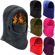 Windproof Fleece Neck Winter Warm Balaclava Ski Full Face Mask for Cold Weather