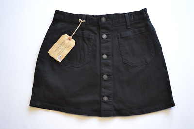 Ralph Lauren Womens Skirt Demin Black Mini D&S Tilden W27-28 - L15'' - BNWT
