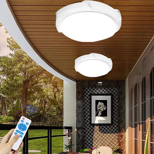 2PCS Solar Power Ceiling Pendant Light Remote Control Out/Indoor Lamp Waterproof - Picture 19 of 22