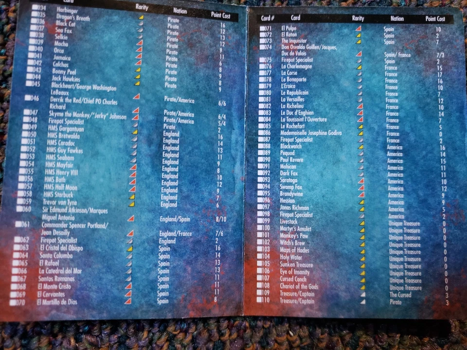 Wizkids Pirates CSG Singles - Cartas de maldición de Davy Jones Foto 3 de 4