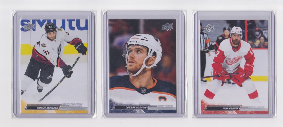 2022-23 UPPER DECK SERIES 1, 2 & EXTENDED FRENCH BASE PARALLEL - DROP DOWN LIST - Image 3 of 4