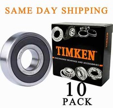  10 PACK TIMKEN 6304-2RS 20X52X15MM Double Rubber Seal Ball Bearings