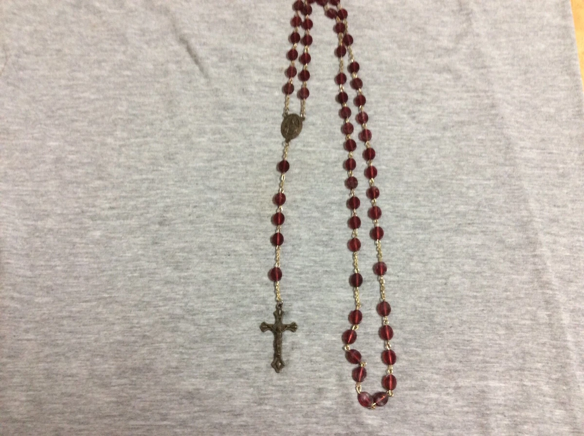 Red 2024 flat beads
