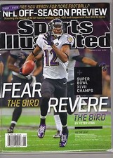 2013 Sports Illustrated Si JACOBY JONES Ravens Superbowl Newsstand copy