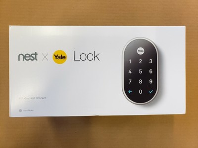 nest x yale lock satin nickel with google nest connect