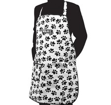 WAHL GROOMING APRON - (paw print) - Pet Groomer Cover Dog Animal Clothing bp Kit