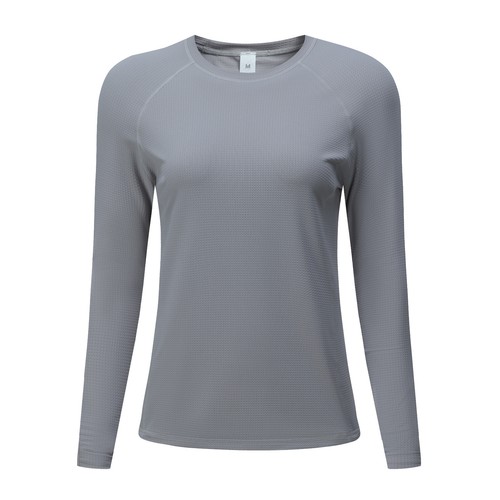 Women's Long Sleeve T-Shirt Quick Drying Tops For Sports Yoga Gym Athletic - Picture 21 of 27