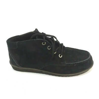 Koolaburra Chukka Boots By Ugg Black Lined Inside Lace Ups  display picture 1