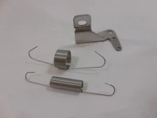 Carburetor Throttle Cable Bracket & Dual Spring Set Stainless steel Chevy Ford