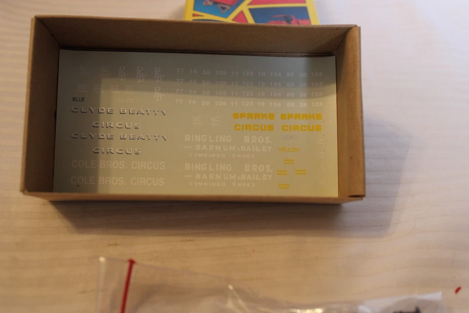 Walthers escala HO, vagón de circo planta ligera para circo. #933-1361 BNOS Foto 3 de 3