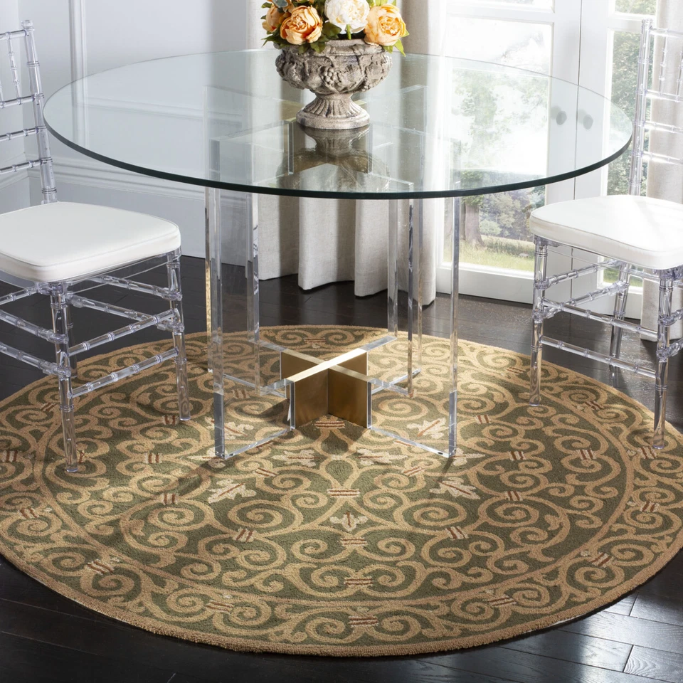 SAFAVIEH Chelsea HK11B Hand-hooked Light Green Rug - Image 2 of 4