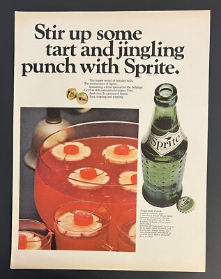 Sprite Life Print Add 10.5x13.5 Green Bottle Pineapple Punch