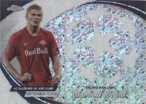2023 ERLING HAALAND TOPPS CHROME STADIUM CLUB UEFA CHAMPIONS