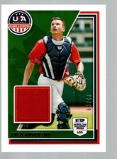 2022 USA Stars & Stripes Materials Gold #USAM-ZA Zach Anderson 62/99