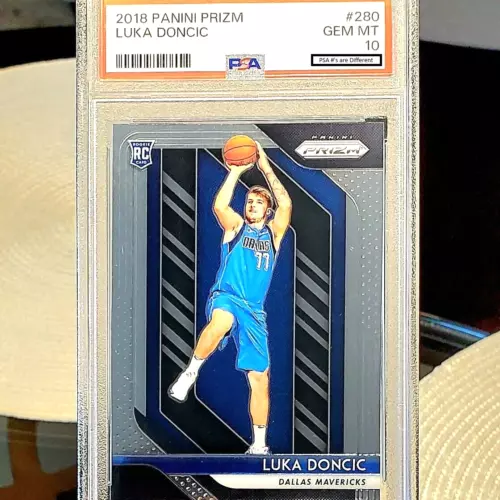 Luka Doncic - ROOKIE - 2018 Panini Prizm RC #280 - PSA 10 (Gem Mint)