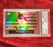 FRANK THOMAS 1998 UPPER DECK #NP33 NATIONAL PRIDE DC PSA 10 🔥RARE BEAUTY POP 1