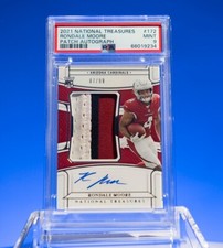RONDALE MOORE 2021 National Treasures RC Patch /99  PSA 9 RPA RC